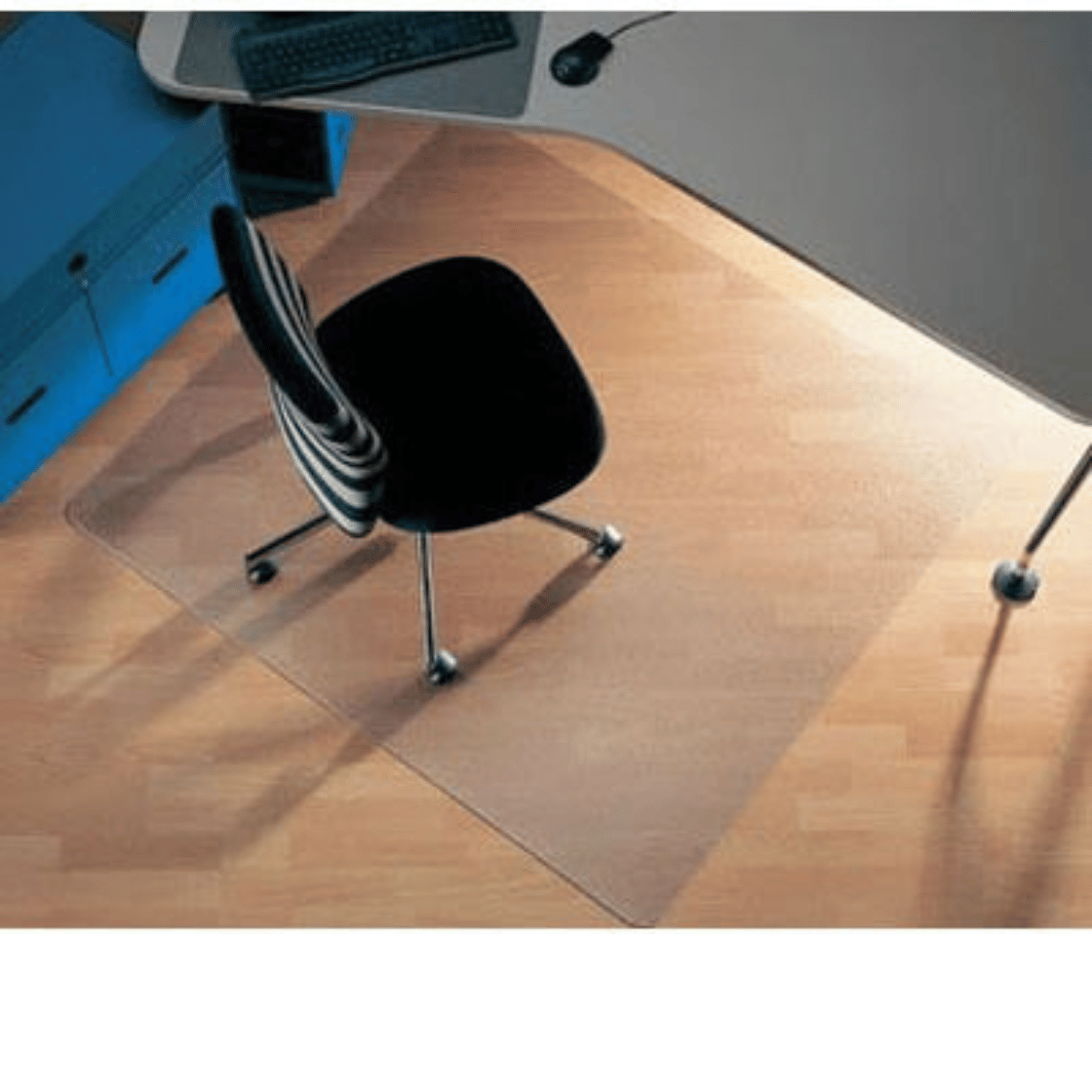 Bodenschutzmatte NEU 120 x 90 cm für harte Böden