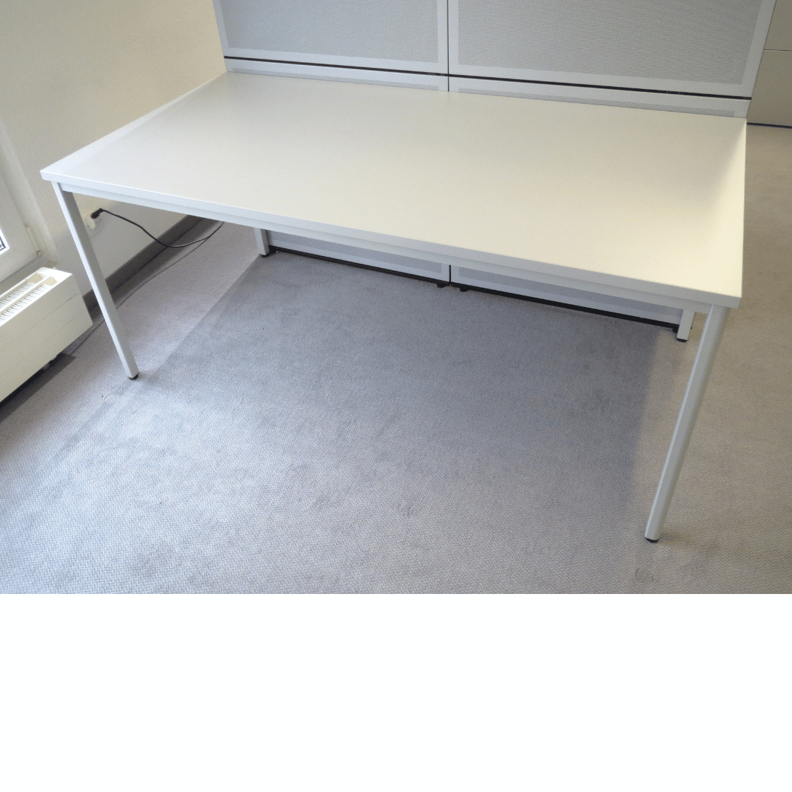 Arbeitstische hellgrau 160 x 80 cm