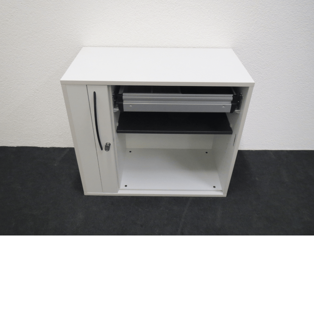 Rollladenschrank von Echo 80 cm, 2 OH hellgrau