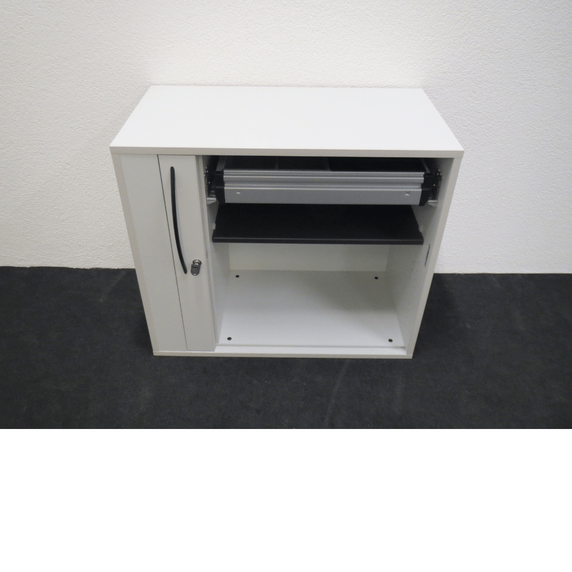 Rollladenschrank von Echo 80 cm, 2 OH hellgrau