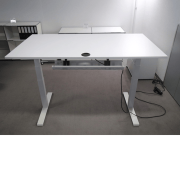 Sitz- Stehtisch Kinarps 160 x 80 cm, gebraucht weiss