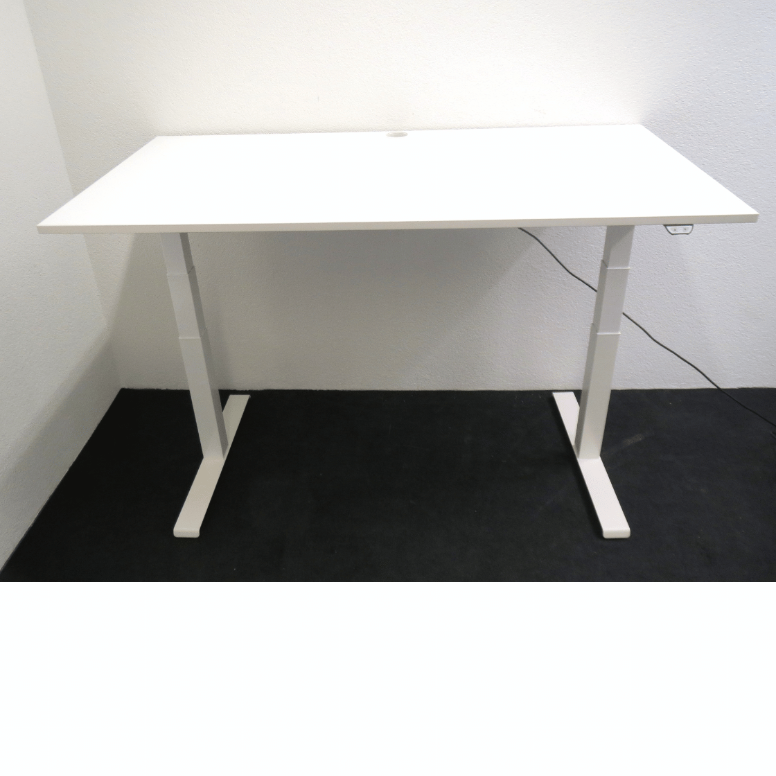 Sitz- Stehtisch Kinarps 160 x 80 cm, gebraucht weiss
