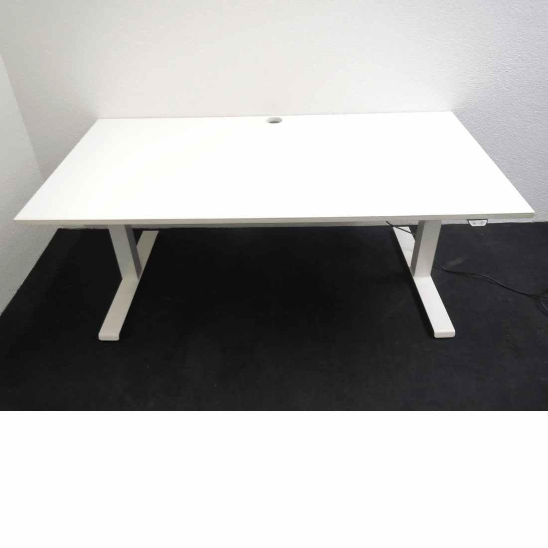 Sitz- Stehtisch Kinarps 160 x 80 cm, gebraucht weiss