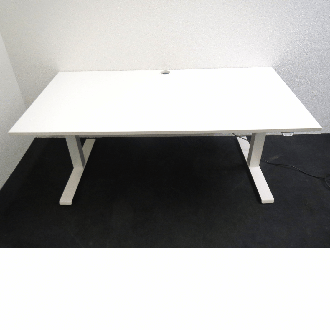Sitz- Stehtisch Kinarps 160 x 80 cm, gebraucht weiss