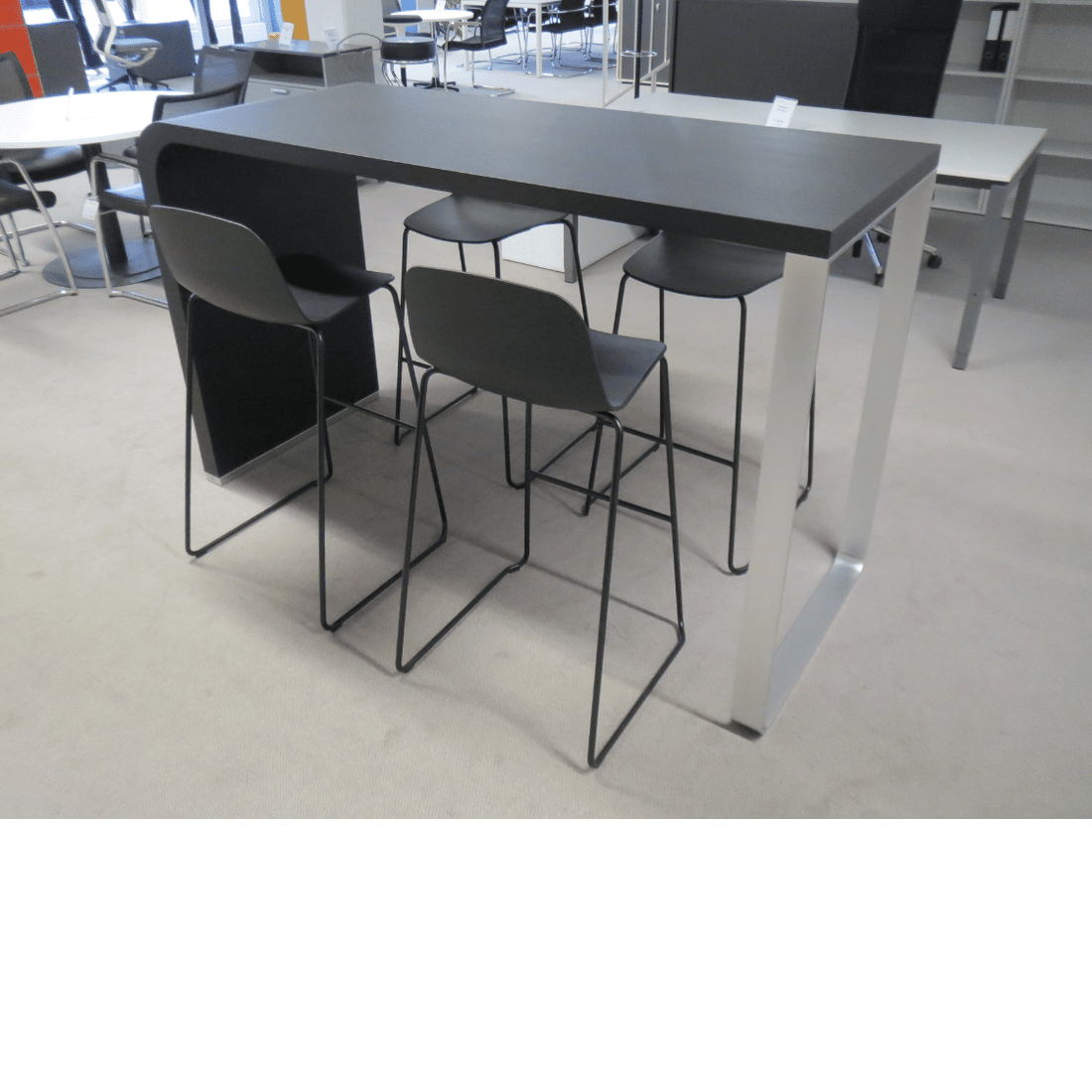 Stehtisch Lapalma brunch, 180 x 70 cm, Eiche nach Wenge