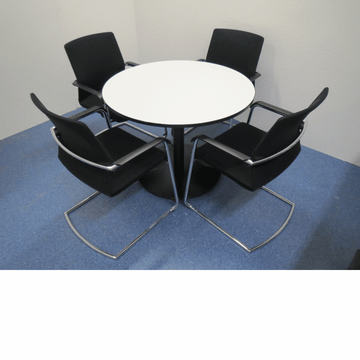 Lista Besprechungstisch rund D=100 cm weiss