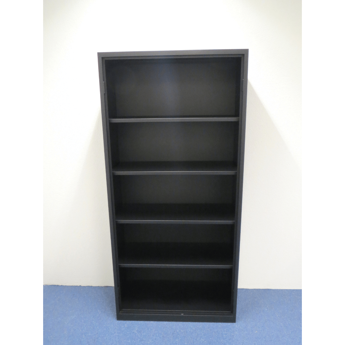 Metallregal schwarz 92 cm, 5 OH