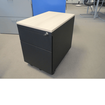 Unterstellkorpuss schwarz/Akazie Dekor, neu aus Liquidation