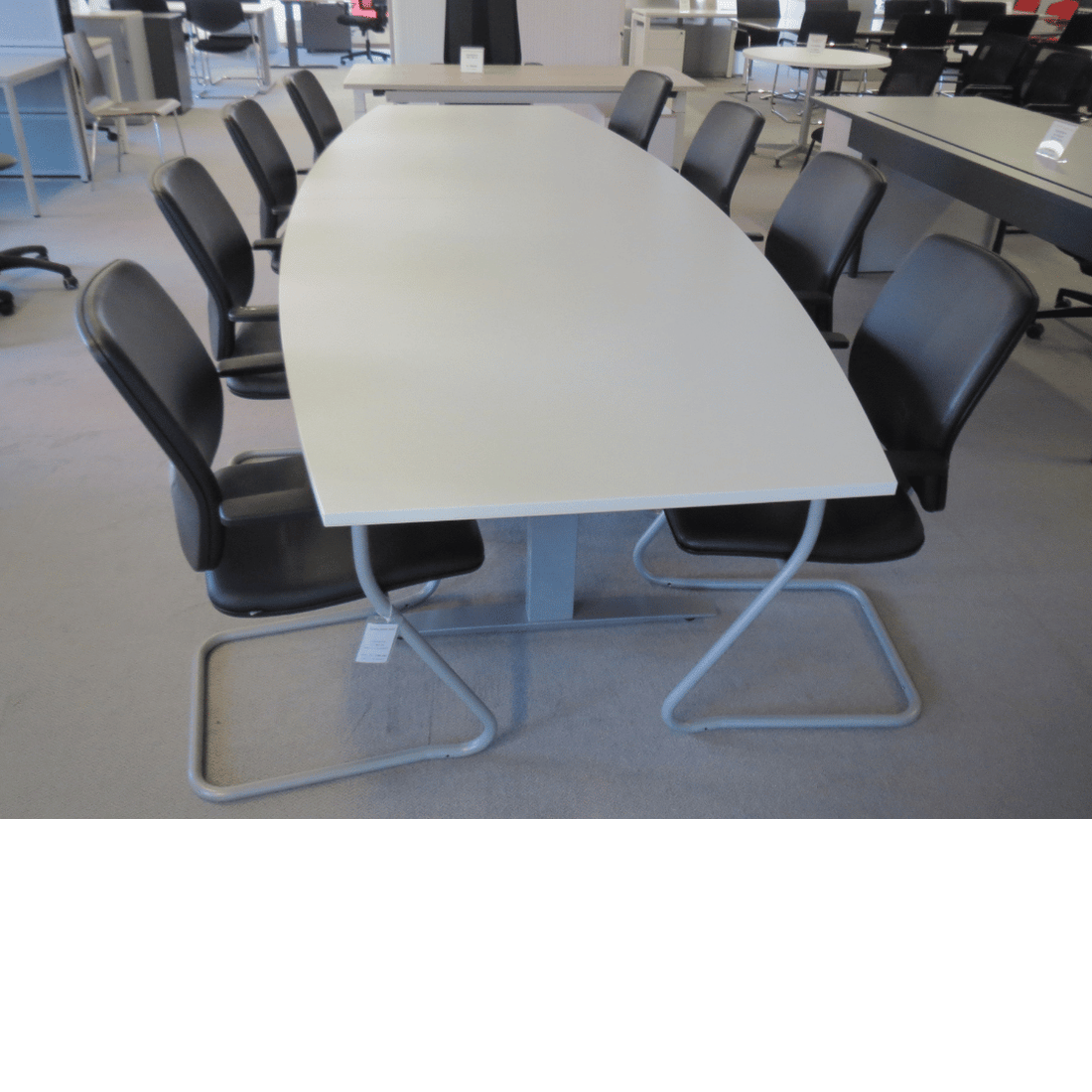 Sitag Sitzungstisch Active 320 cm bootsförmig