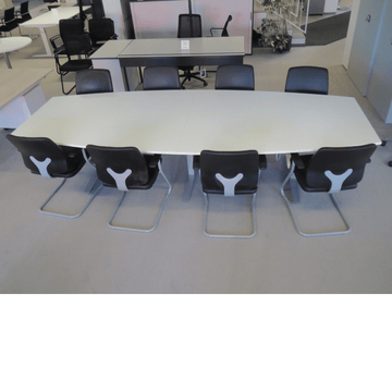 Sitag Sitzungstisch Active 320 cm bootsförmig