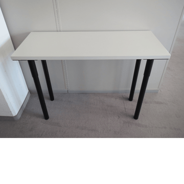Echo Tisch klein 100 x 40 cm, hellgrau