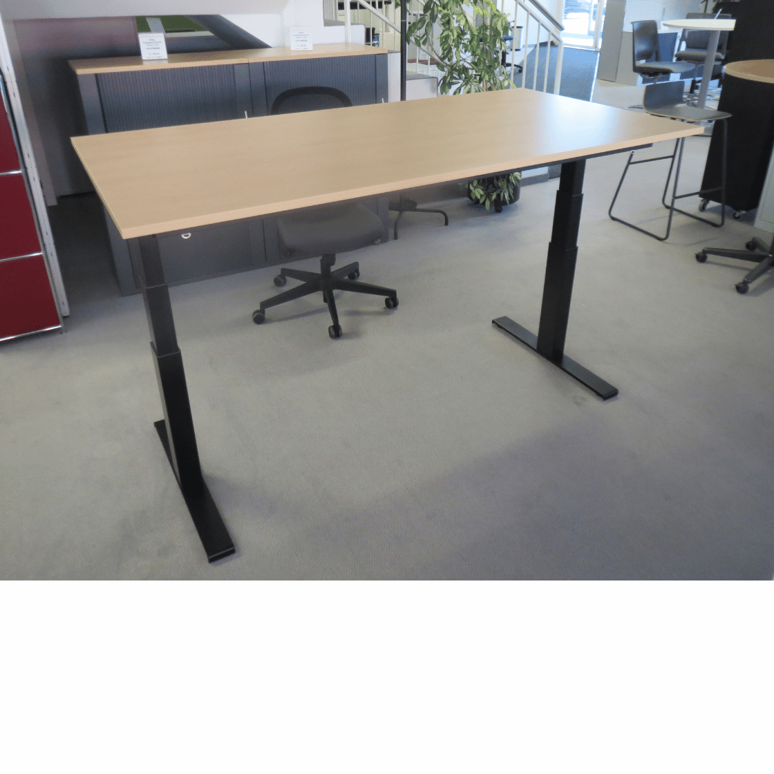 Ergodata Sitz- Stehtisch plain desk 180 x 90 cm
