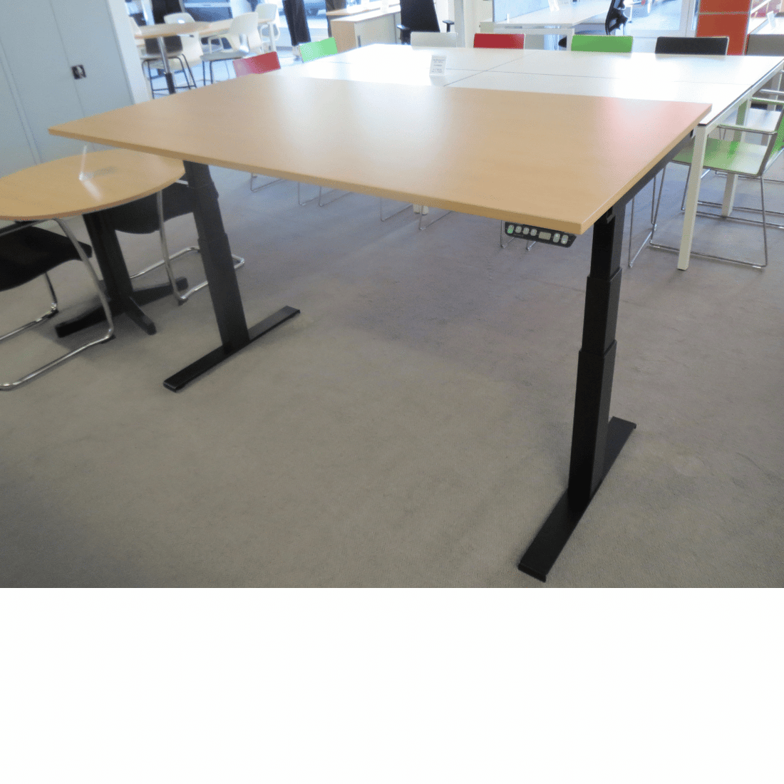Ergodata Sitz- Stehtisch plain desk 180 x 90 cm