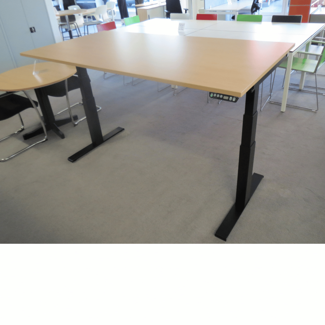 Ergodata Sitz- Stehtisch plain desk 180 x 90 cm