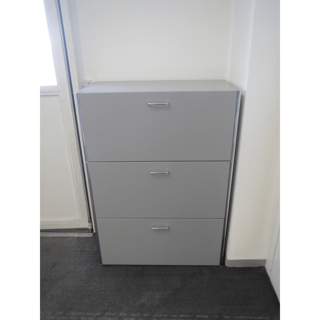 Ergodata Tosca HR-Schrank 80 cm, 3 OH hellgrau