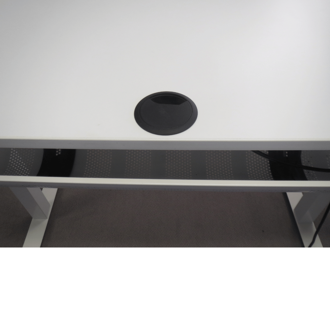 Sitz- Stehtisch Kinarps 160 x 80 cm, gebraucht weiss