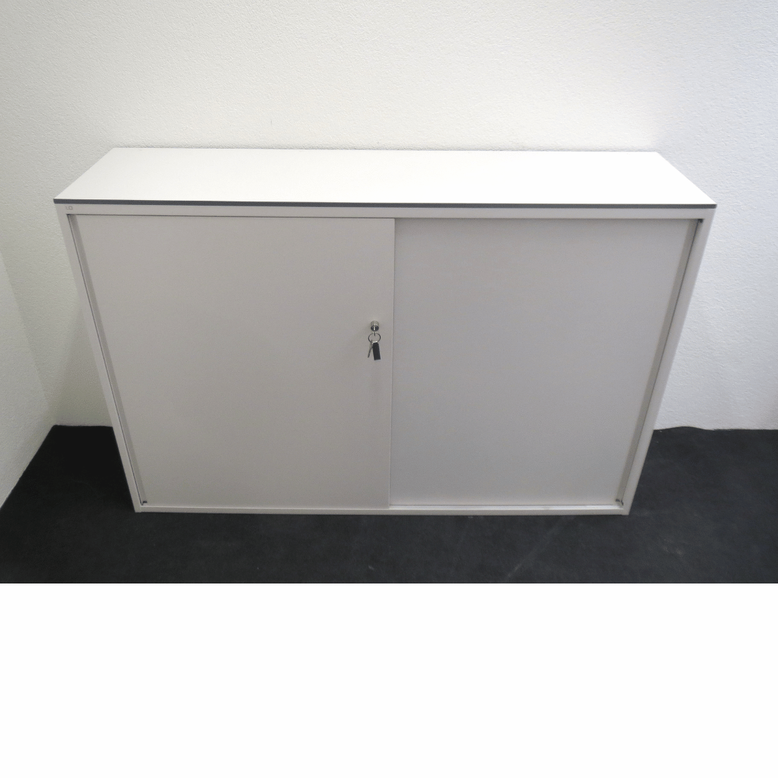 Lista LO Schiebtürschrank weiss 160 cm, 3 OH