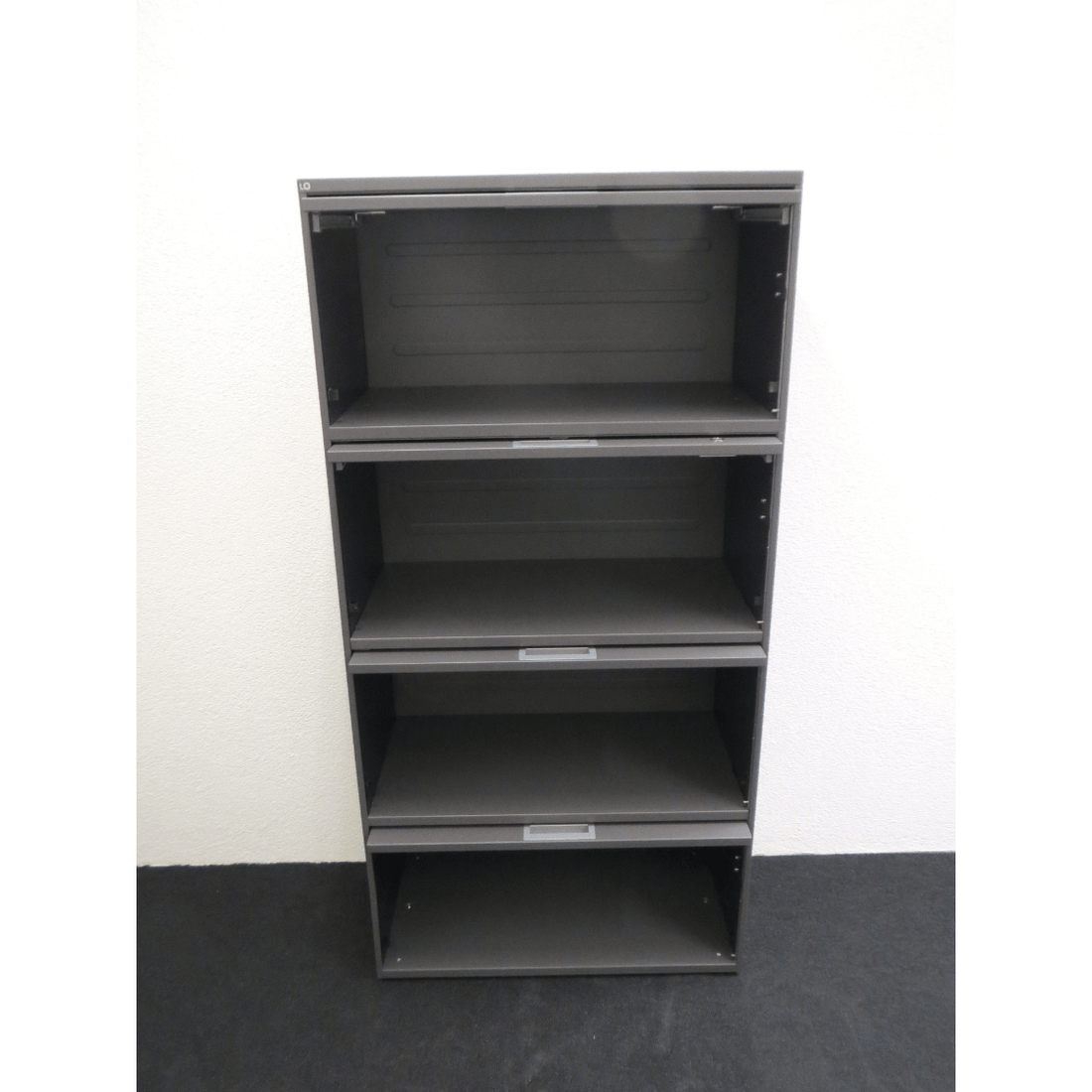 Lista QUB Büromodul anthrazit 80 cm, 4 OH