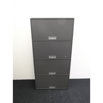 Lista QUB Büromodul anthrazit 80 cm, 4 OH