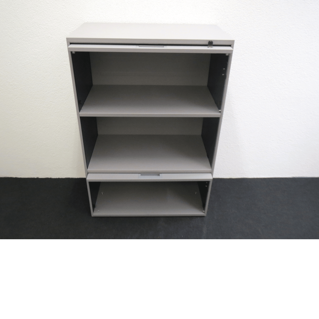 Lista QUB Büromodul Sideboard grau 80 cm, 3 OH
