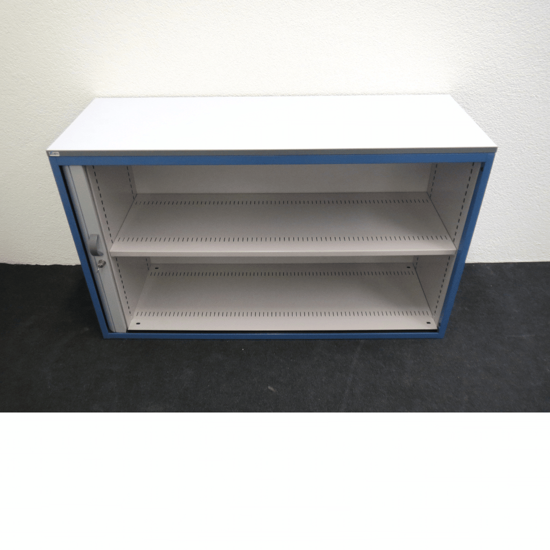 Lista LO Rollladenschrank blau 120 cm, 2 OH