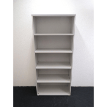 Regal offen hellgrau 80 cm, 5 OH