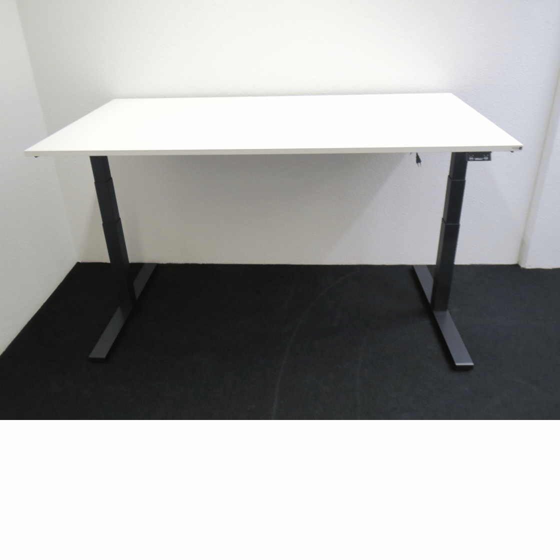 Sitz- Stehtisch GO 2.0 von Sitag 180 x 90 cm weiss anthrazit, NEU