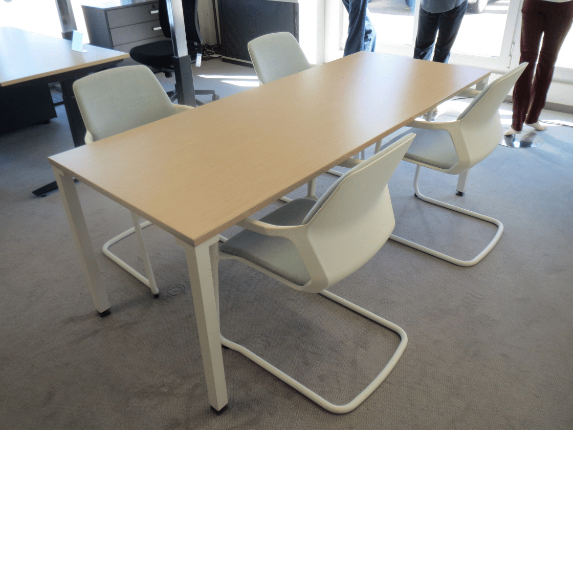 Arbeitstisch/Sitzungstisch von Steelcase 200 x 80 cm