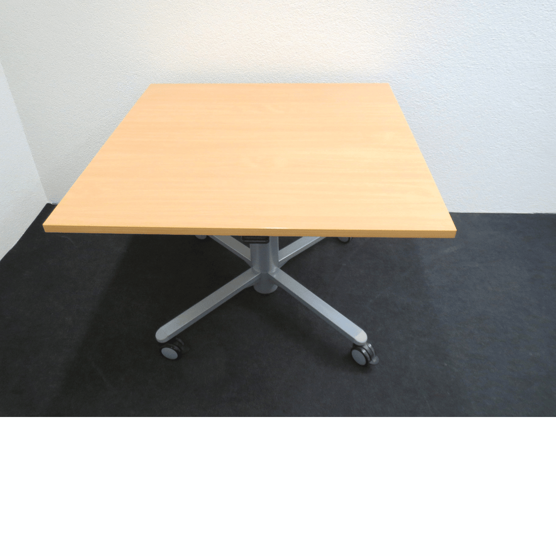 Sitz- Stehtisch VS 100 x 100 cm, Buche Dekor