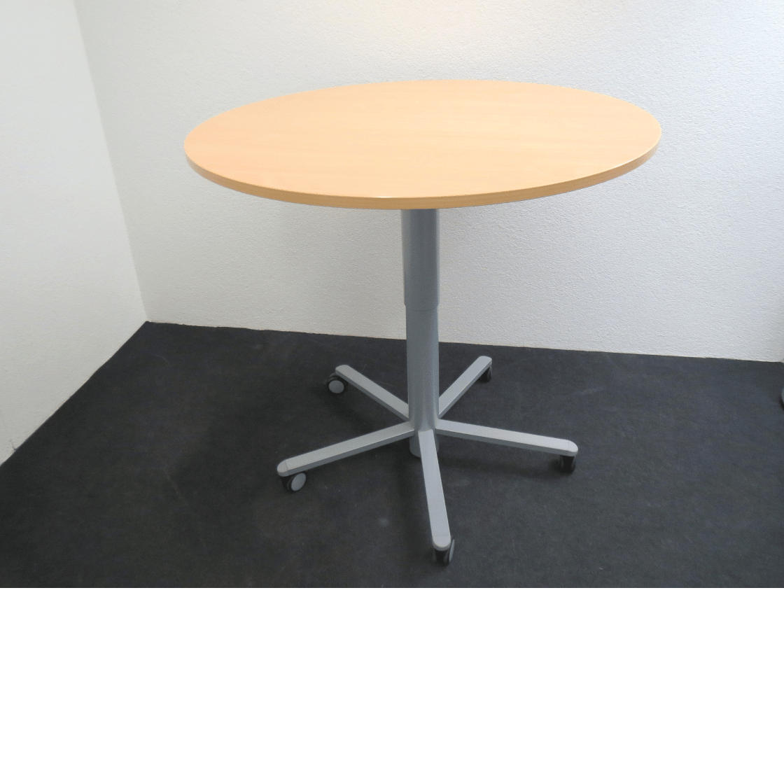 Sitz- Stehtisch VS rund D=120 cm, Buche Dekor