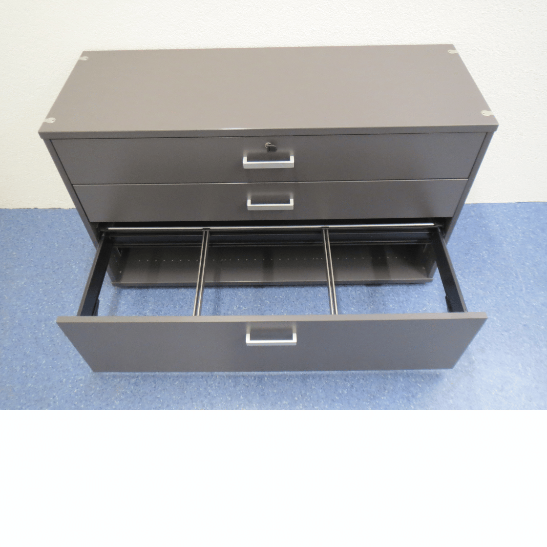 Sideboard Stilo anthrazit 120 cm, 2 OH