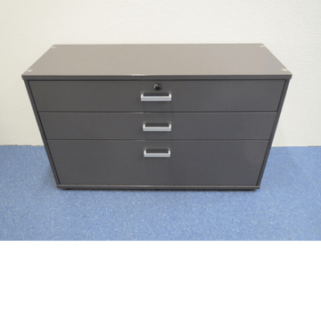 Sideboard Stilo anthrazit 120 cm, 2 OH