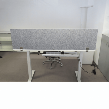 Trennwandaufsatz Schallschutz 160 cm aus PET inkl. Adapter gebraucht
