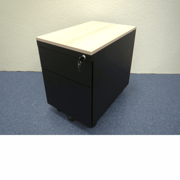 Unterstellkorpusse schwarz/Pflaume Dekor